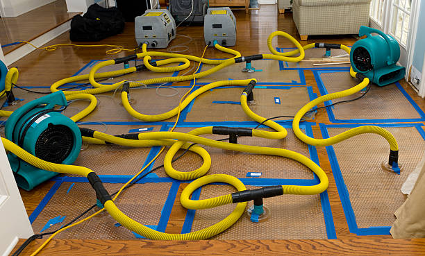Professional Flood Damage Restoration technician working in Wakefield, VA
